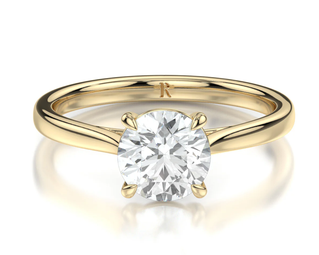 Anabelle Engagement Ring in 18K yellow gold