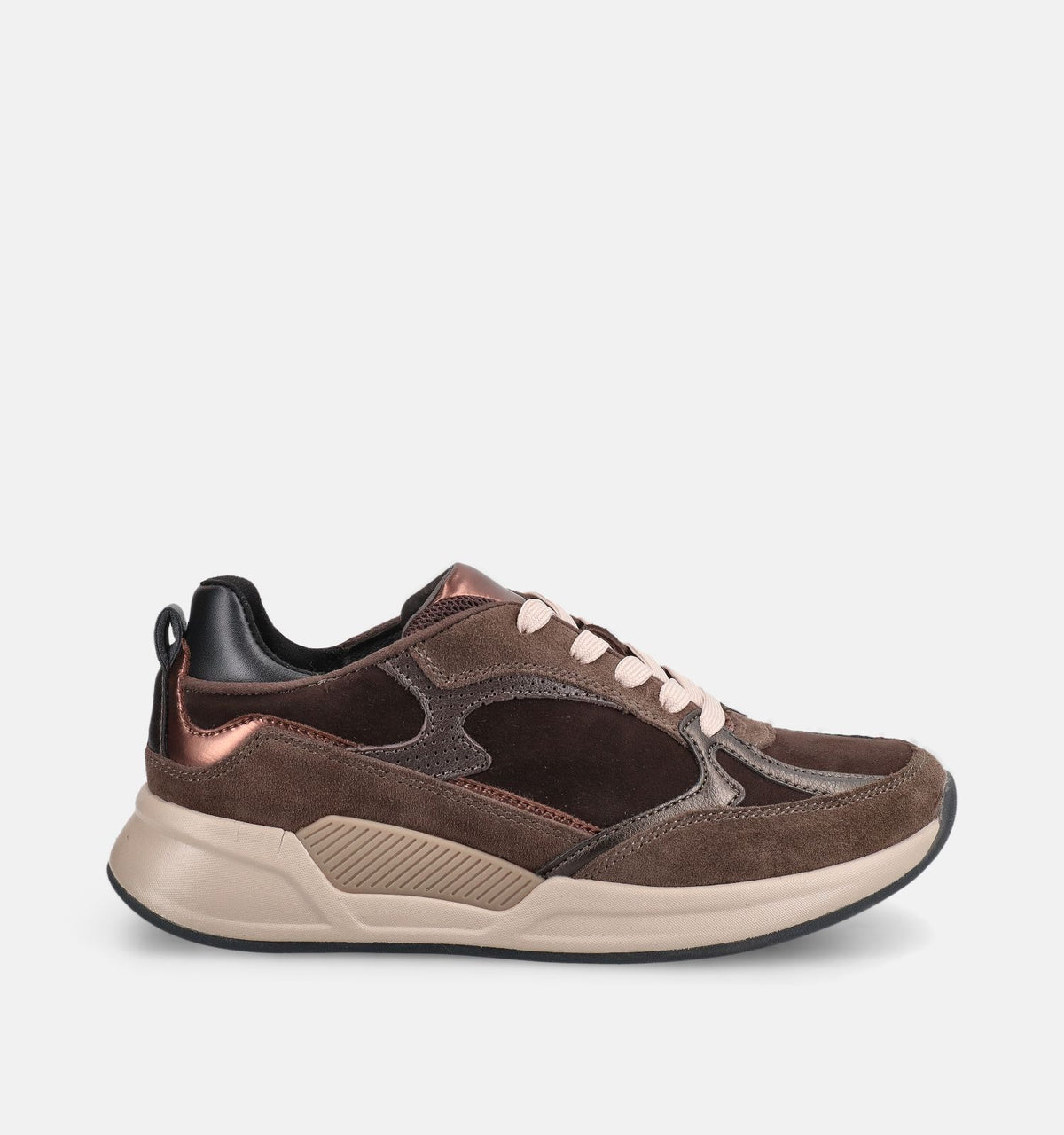 Gabor Comfort Donkerbruine Schoenen