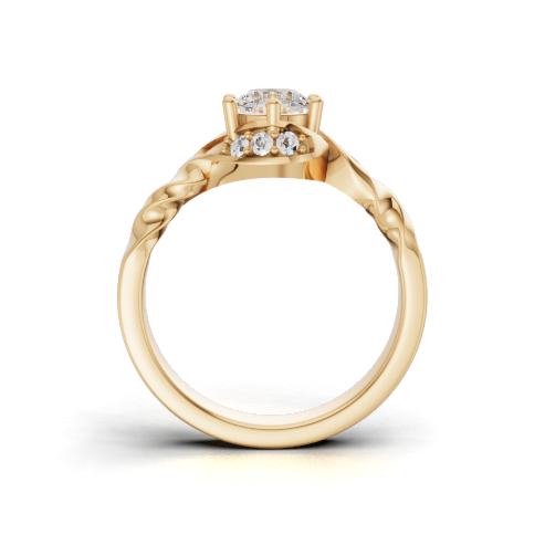 round-14k yellow gold|round-18k yellow gold