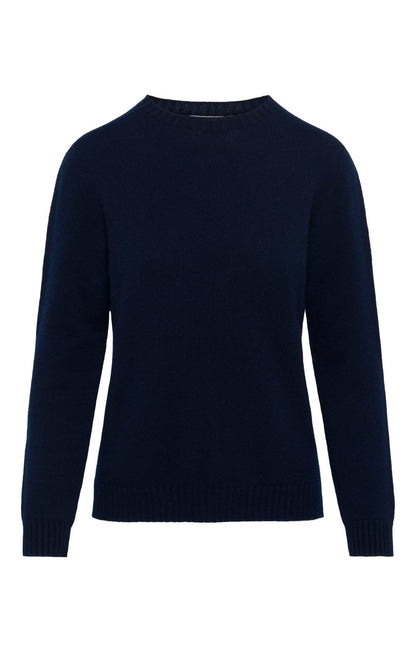 Bruar Scottish Cashmere Crew Neck, Navy
