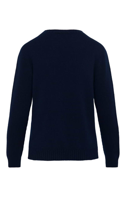Bruar Scottish Cashmere Crew Neck, Navy