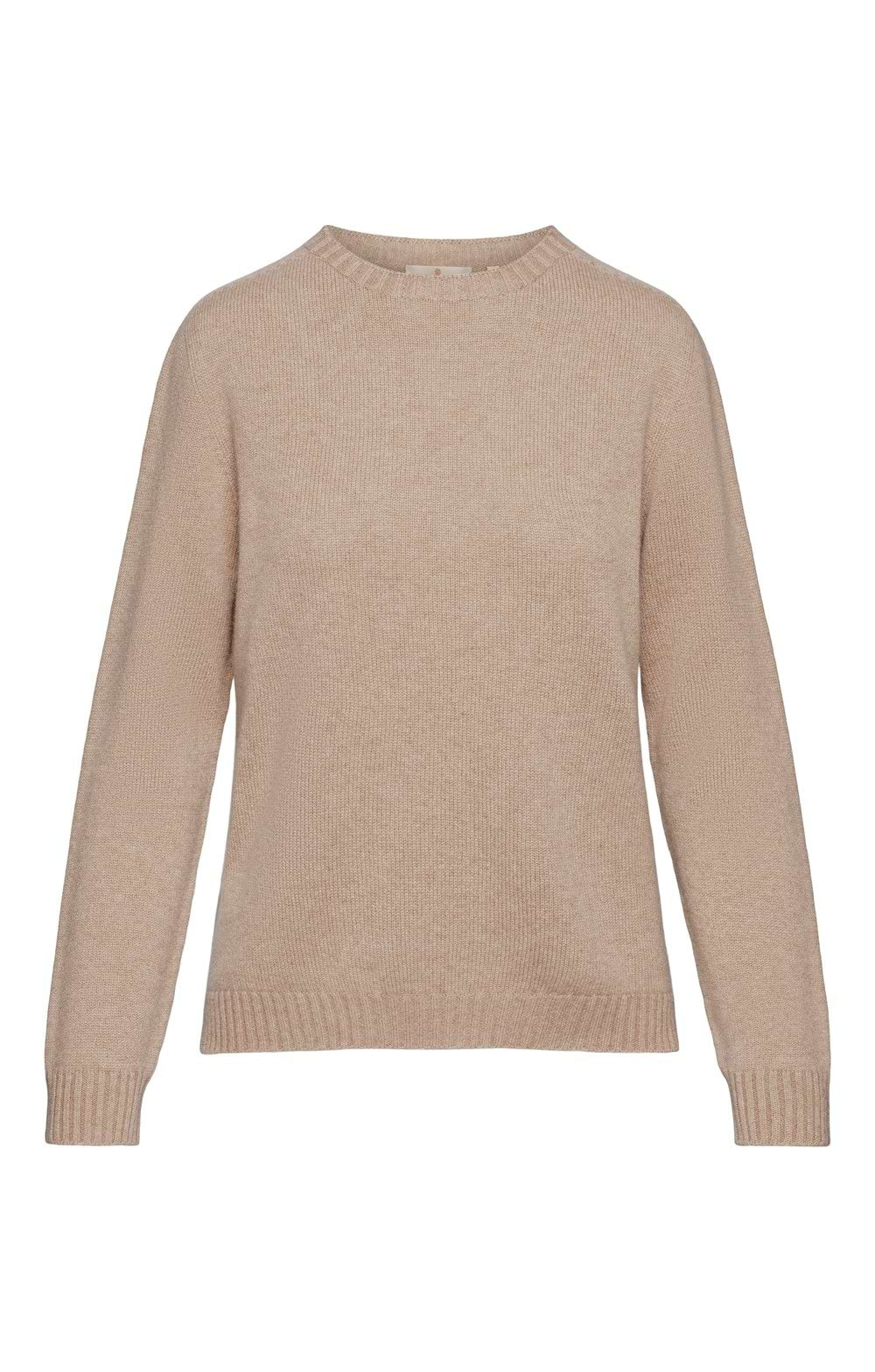 Bruar Scottish Cashmere Crew Neck, Oatmeal