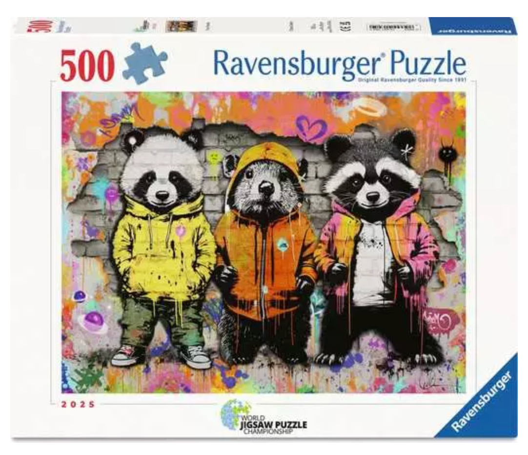 Jigsaw Puzzle Furry Friends, 500pc - 500 Pieces Puzzle