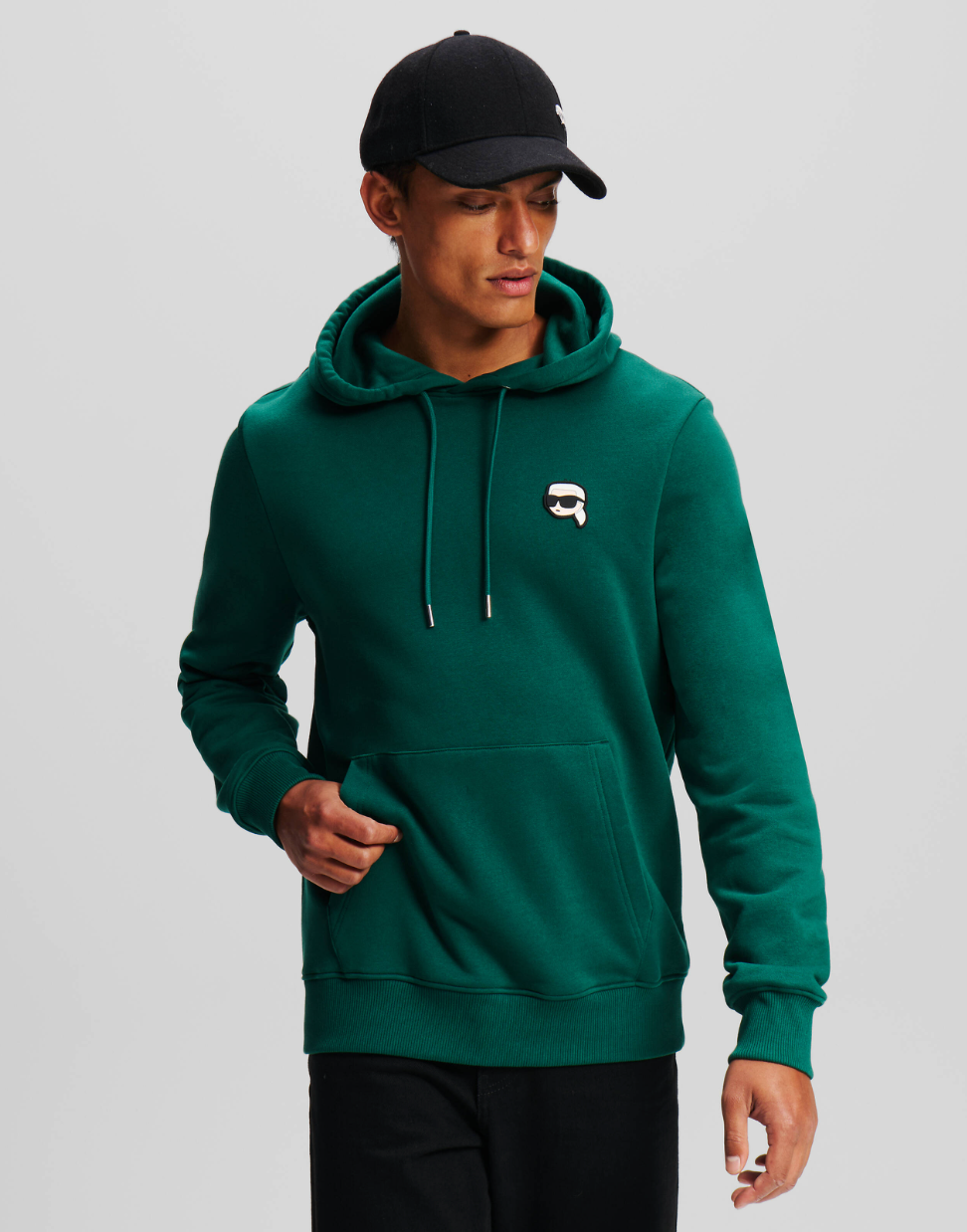 IKONIK KARL PATCH HOODIE