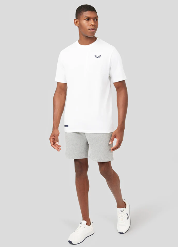 MEN'S POLYCOTTON T-SHIRT - WHITE